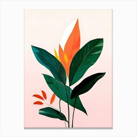 Tropical Flower Canvas Print