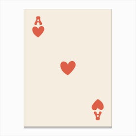 Ace Of Spades Canvas Print