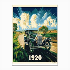 Aihrgdesign A Retro Industrial Poster Promoting Modern Automo 2f0f7a17 1da9 4f3c B13c 54a2b0a15f10 1 Canvas Print