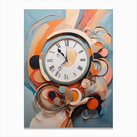 Abstract Clock 2 Canvas Print