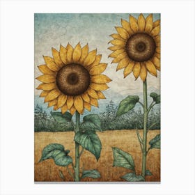 Sunflowers 20 Canvas Print