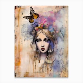 scrapbook fairy Canvas Print