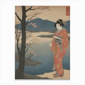 Geisha 4 Canvas Print