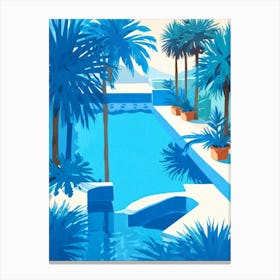 Blue Pool Canvas Print