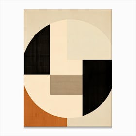 Beige Bauhaus Hanover Horizon Canvas Print