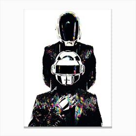 Daft Punk ful lcolor Canvas Print