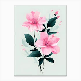 Pink Flowers 13 Canvas Print