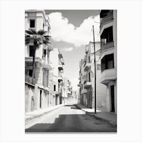 Cartagena, Spain, Black And White Photography 3 Canvas Print