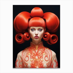 Red Doll 3 Canvas Print