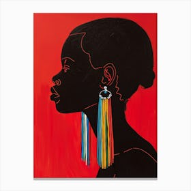 Tassel Earrings 1 Canvas Print