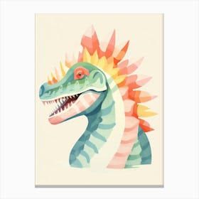 Colourful Dinosaur Spinosaurus 3 Canvas Print