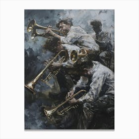 'The Trumpeters' Canvas Print