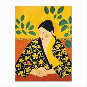 Asian Woman 8 Canvas Print