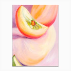Papaya 1 Painting Fruit Canvas Print