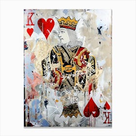 King Of Hearts Canvas Print