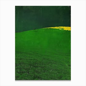 Green Field Canvas Print