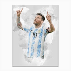 Lionel Messi 1 Canvas Print
