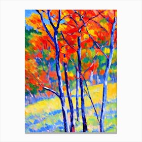Quaking Aspen 3 Hybrid tree Abstract Block Colour Canvas Print