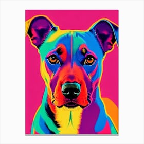 German Pinscher Andy Warhol Style dog Canvas Print