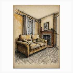 Living Room Canvas Print