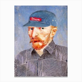 Hipster Vincent Canvas Print