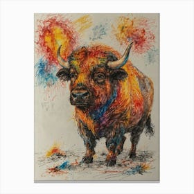 Bison 1 Canvas Print