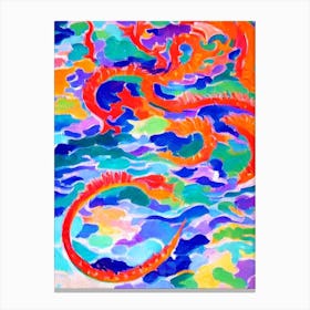 Sea Dragon Matisse Inspired Canvas Print