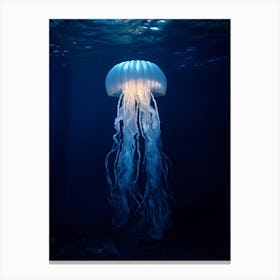 Comb Jellyfish Ocean Realistic 4 Canvas Print
