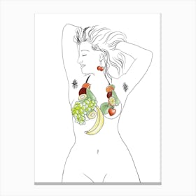 Vegan Madonna Like a vegan Canvas Print