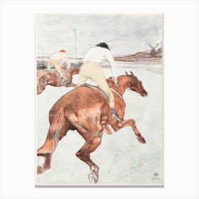 The Jockey (1899), Henri de Toulouse-Lautrec Canvas Print