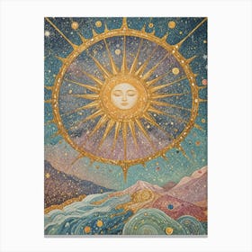 Extravagant Sun In The Sky Canvas Print