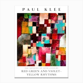 Paul Klee 20 Canvas Print