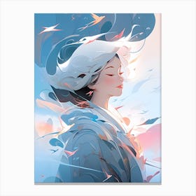 Chinese Woman Canvas Print