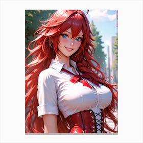 Rias Gremory Canvas Print