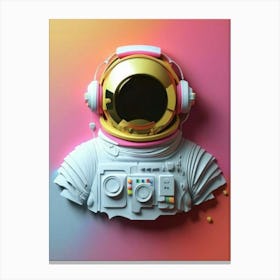 Astronaut headphones 1 Canvas Print