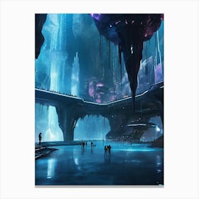 Futuristic City 2 Canvas Print