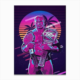 Batista 80s Retro Canvas Print