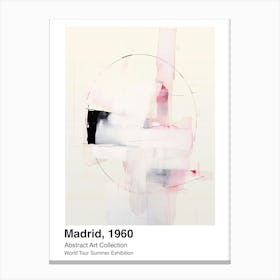 World Tour Exhibition, Abstract Art, Madrid, 1960 2 Canvas Print