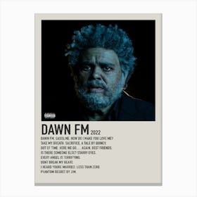 Dawn Fm 2022 Poster Decor 1 Canvas Print