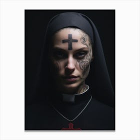 The Sinful Nun 2 Canvas Print