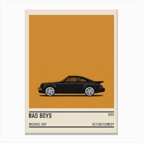 Bad Boys Movie Car Canvas Print