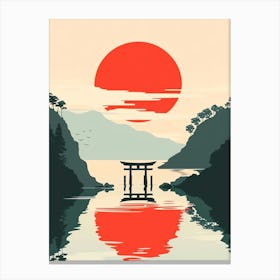 Japanese Tori Gate Canvas Print