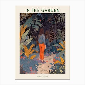 In The Garden Poster Monet S Garden France 2 Canvas Print