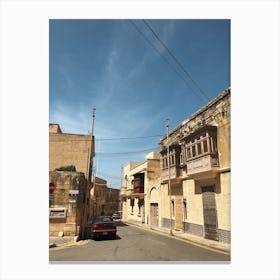 Streets Of Gozo Malta Canvas Print
