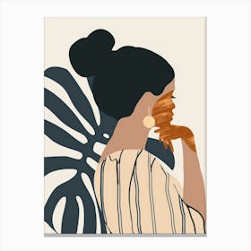 Illustration Of A Woman 1 Canvas Print