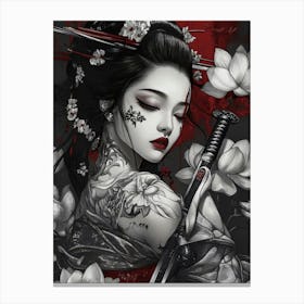 Samurai Girl 1 Toile