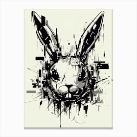 Bunny Head Canvas Print