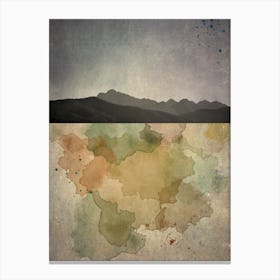 Horizon Mountain Canvas Print