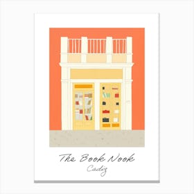 Cadiz The Book Nook Pastel Colours 3 Poster Canvas Print