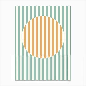 Bauhaus Sun Canvas Print